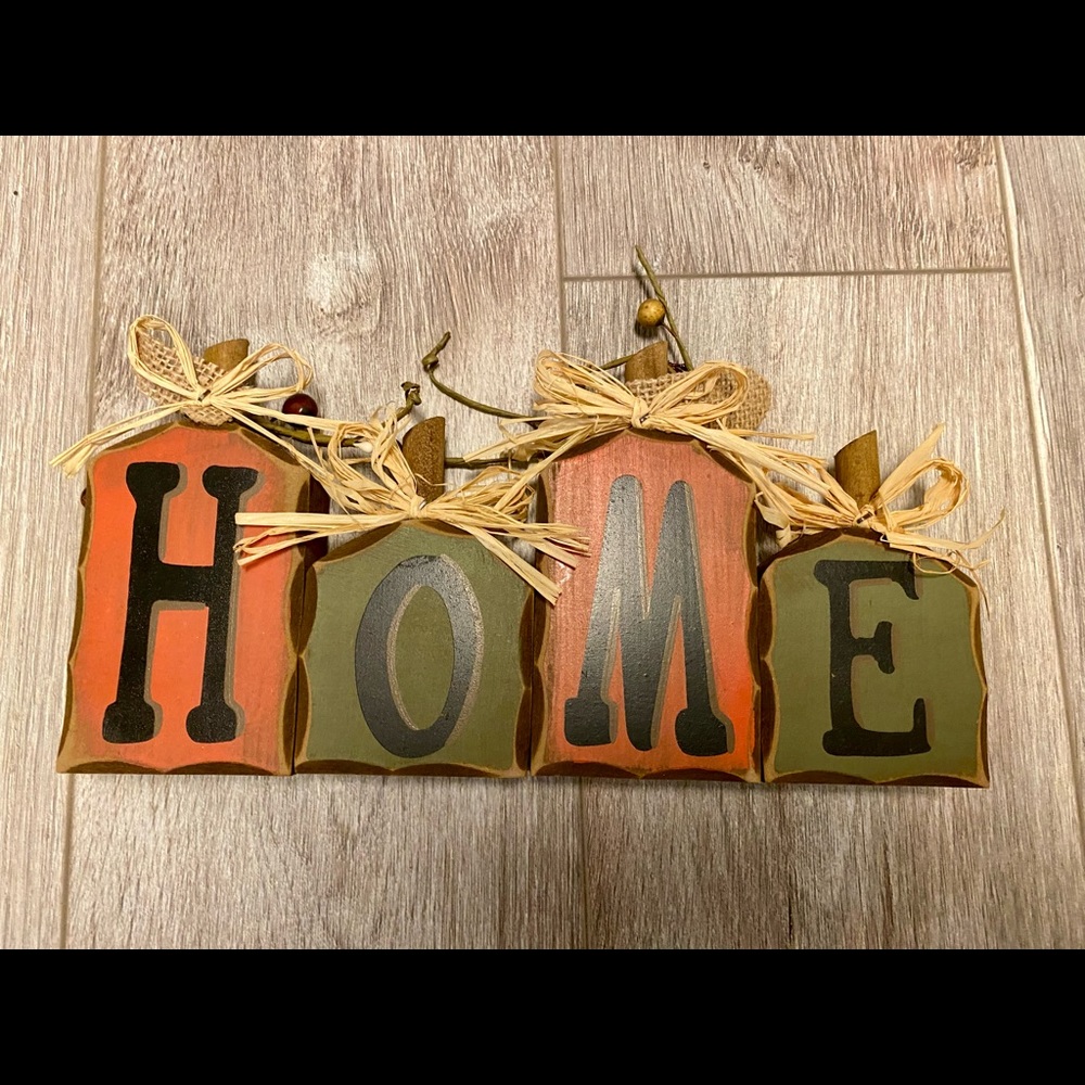 “Home” Fall Table Sign🍁🍂 - Picture 2 of 4